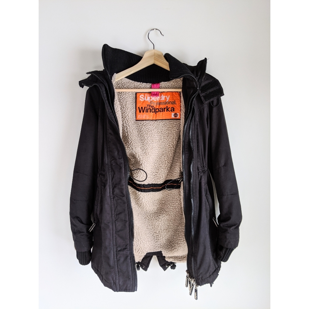 SOLD Superdry Japan Professional Wind Parka Black